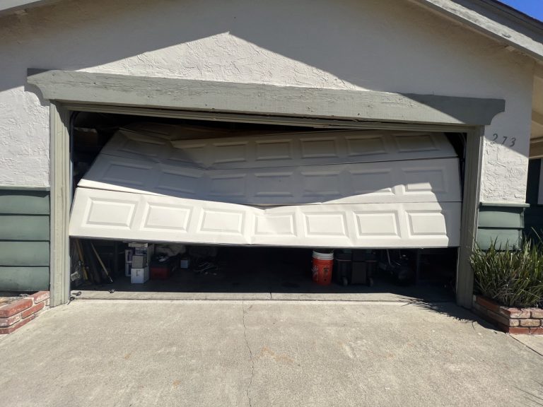 Crashed Garage Door